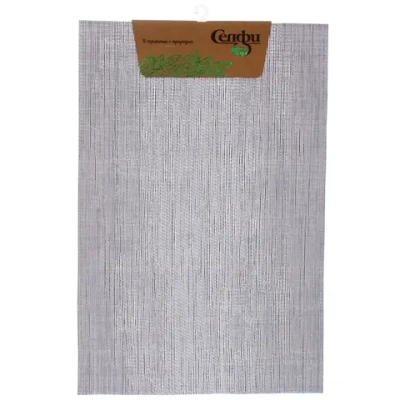 Салфетка на стол 30*45см «Римини» плетеная, графит