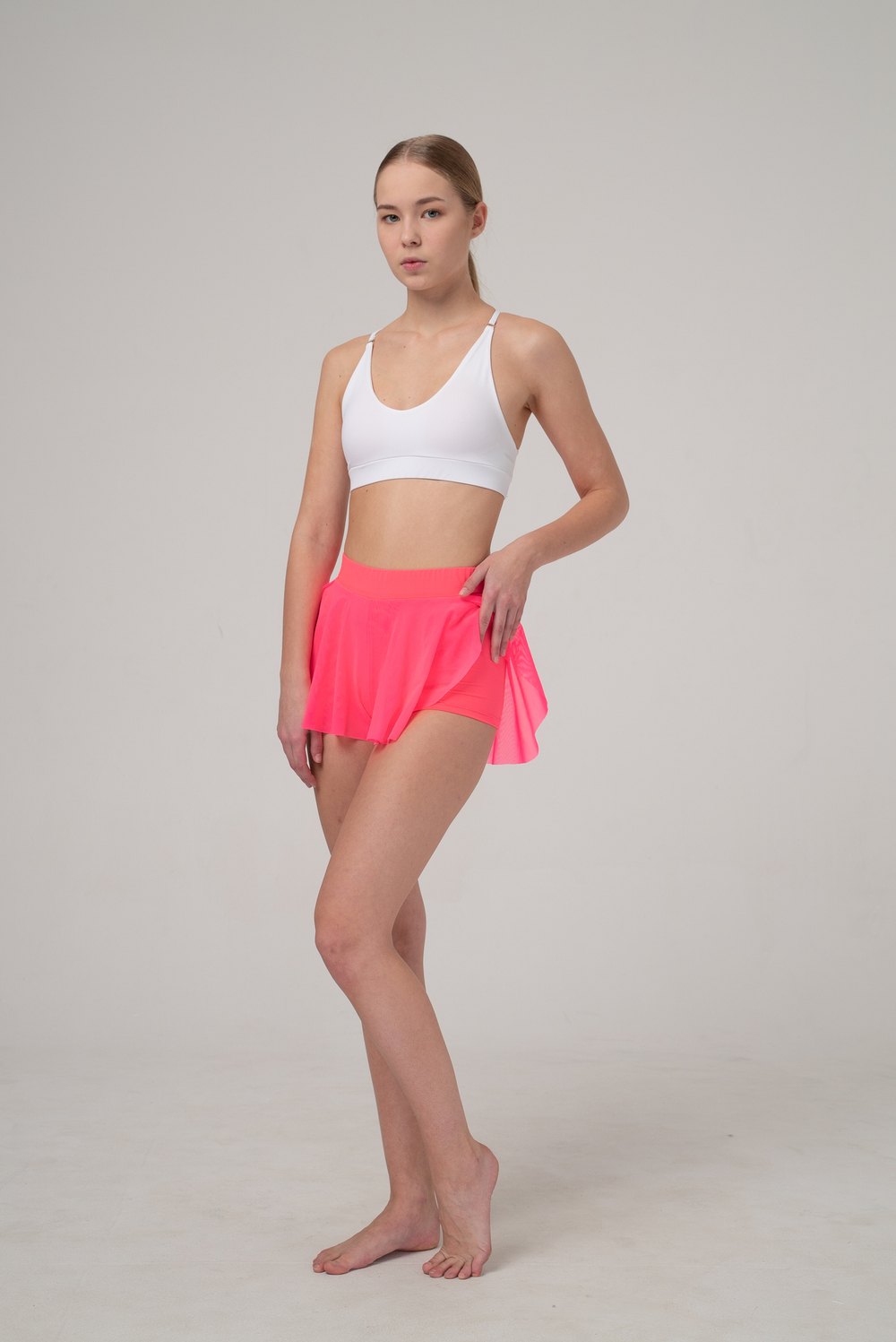 Shorts Double Fly Shadow, Pink