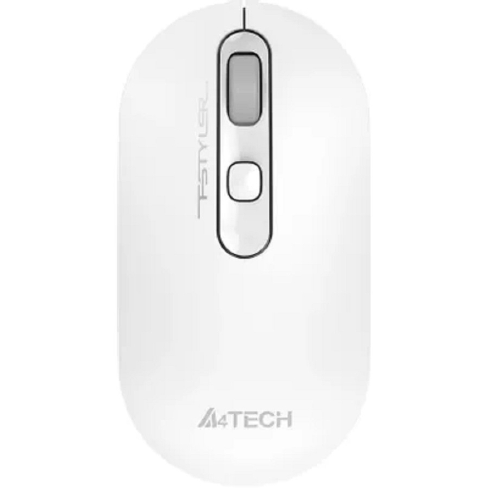 Мышь A-4Tech Мышь Fstyler FG20S белый / серый оптическая (2000dpi) silent беспроводная USB для ноутбука (3but)