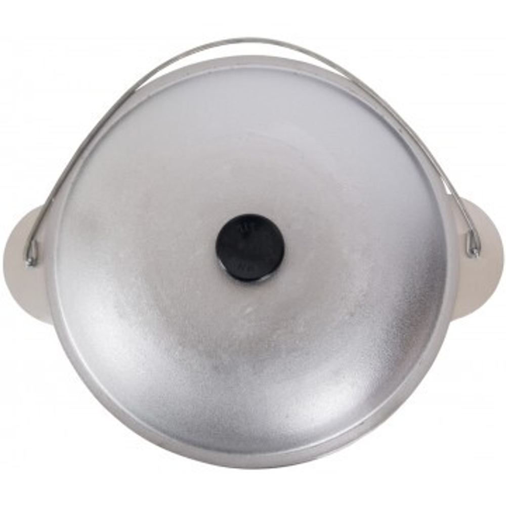 Казан походный с крышкой, 10 л, силумин, диаметр 30 см.