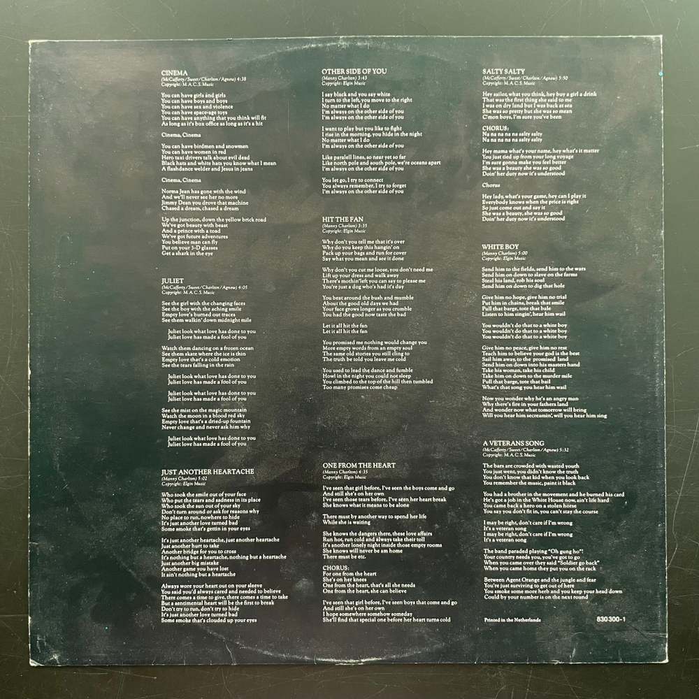 Nazareth ‎– Cinema (Голландия 1986г.)