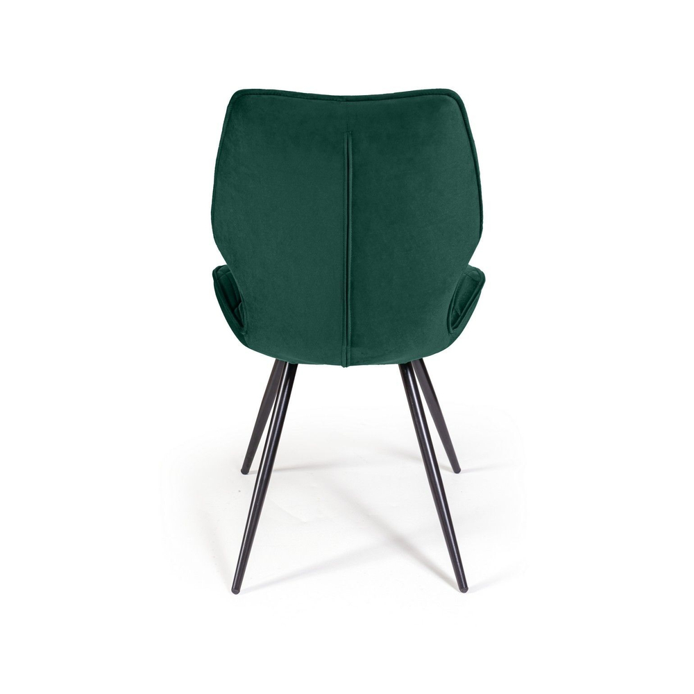 Стул Flash ромб, бархат зеленый 19
