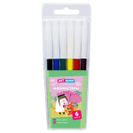 Фломастеры 6цв., ПВХ "Рассказы" (Спейс)