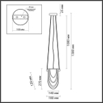 6515/1 LN Подвес E14 1*40Вт 220В IP20 NEOCLASSI