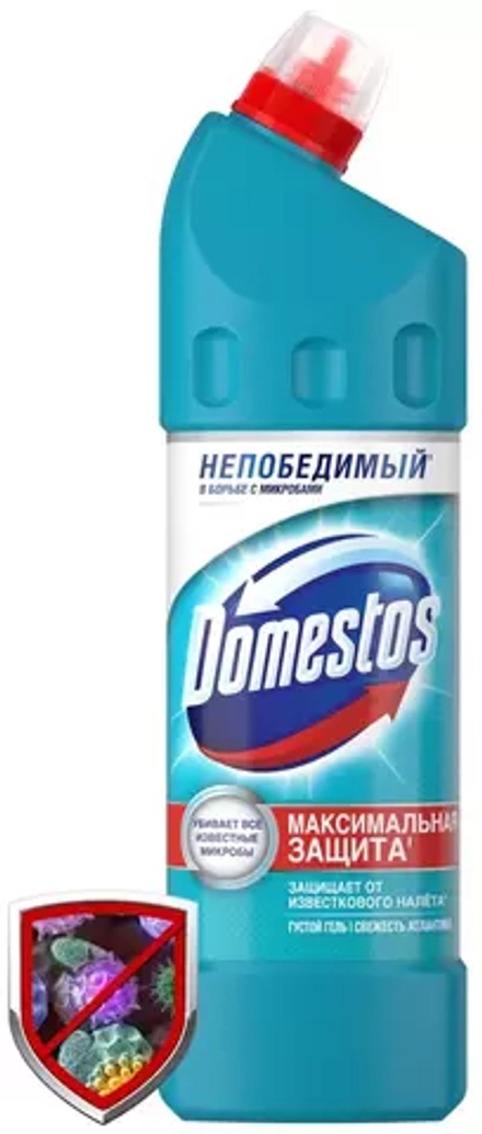 Domestos гель универсальный Двойная сила Свежесть Атлантики, 0.5 л