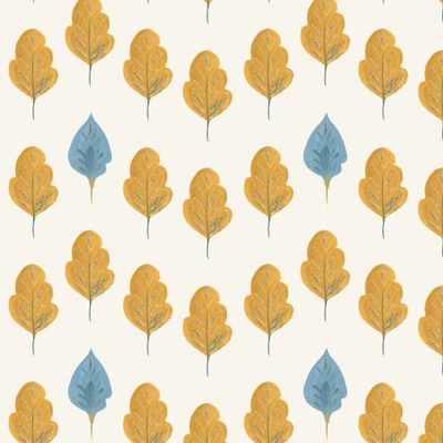 Дубовая роща. Охра и индиго