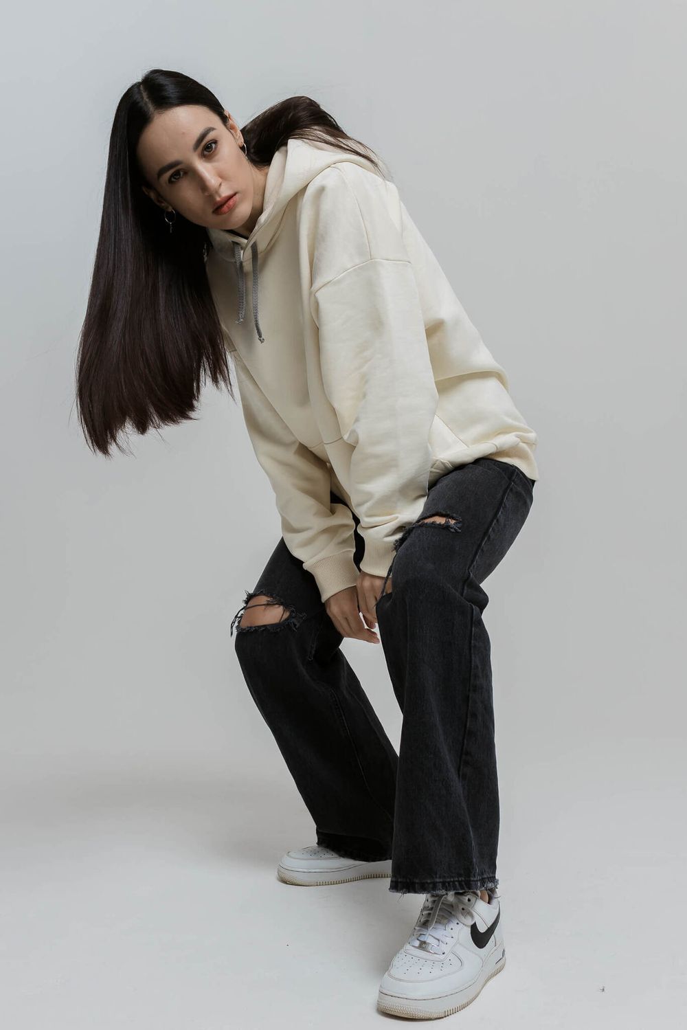 Худи Soul Company Overblank Экрю