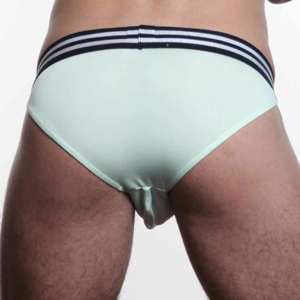 Мужские трусы танга светло-зеленые HOM Sports Color Therapy Tanga Brief Light Green