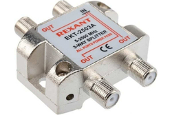 Делитель ТВ х 3 под F разъём REXANT, 5-2500 МГц, СПУТНИК 05-6202
