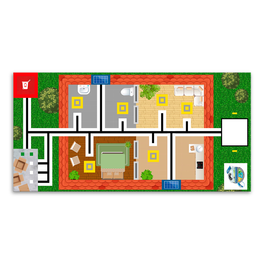 Поле для испытаний и соревнований по робототехнике Elementary