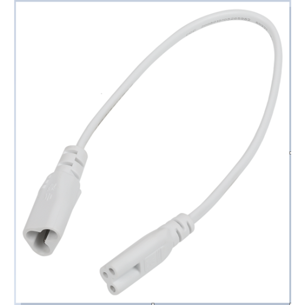 Кабель соединительный для линейного светильника ЭРА C5-С6-0,25 3-pin 0,5 м коннекторы IEC C5-IEC C6 | Аксессуары для фито светильников