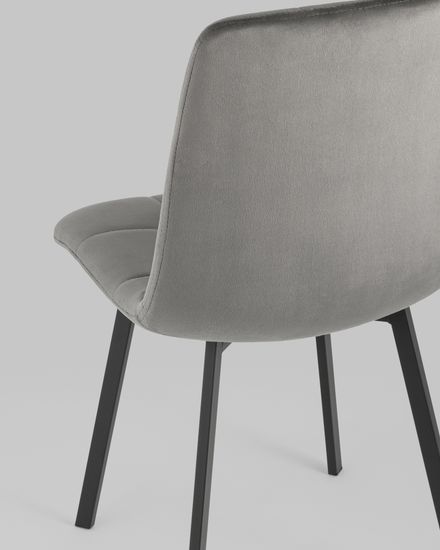 Стул Chilly велюр антрацитовый 4 шт.