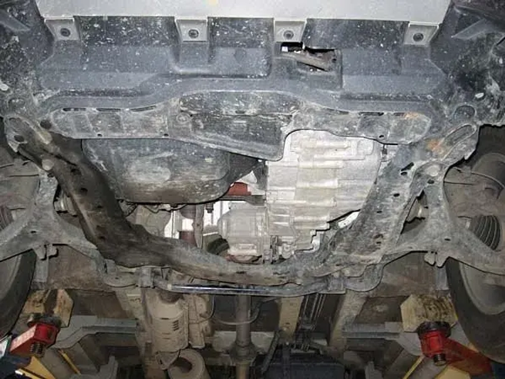Защита картера двигателя, КПП (2 мм, сталь) для Honda Element 2003-2011 (V - 2.4) Sheriff.09.0993