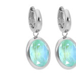 Серьги Qudo Creole TIVOLA small (S/P) Silky sage delite 310692
