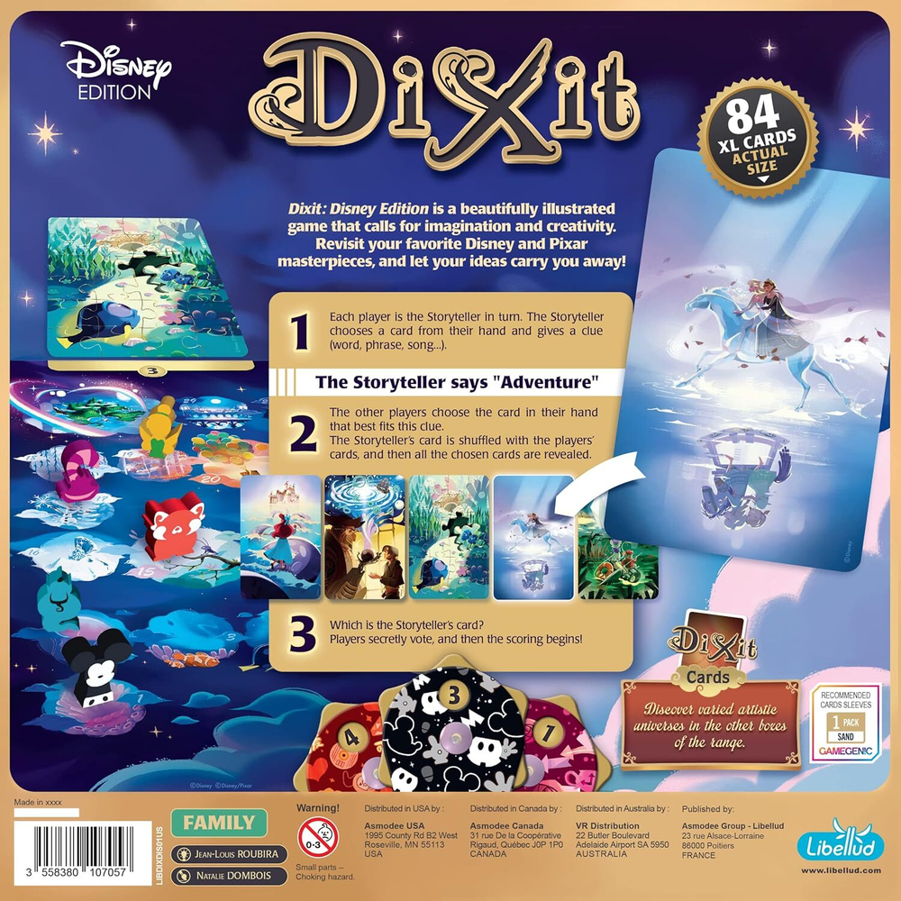 Диксит Дисней/Dixit Disney на скандинавских языках