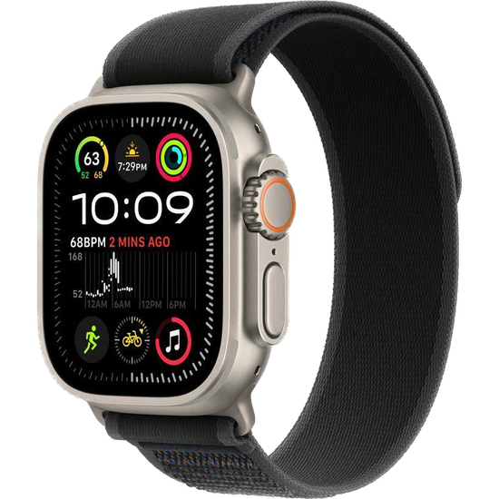 Умные часы Apple Watch Ultra 2 49 мм Natural Titanium Trail Loop Black