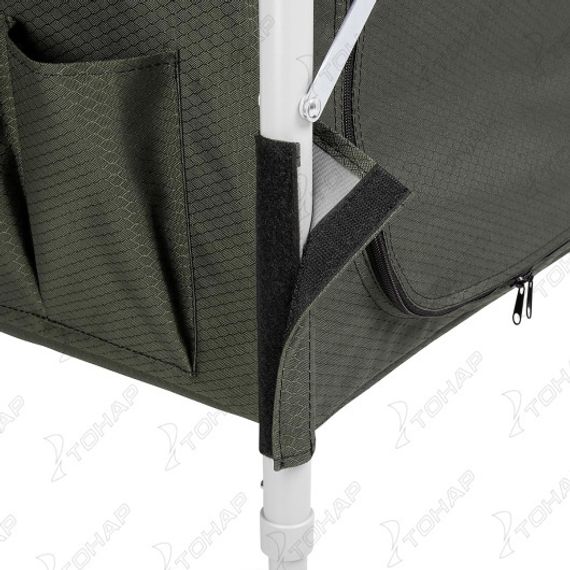 Стол складной с отделом под посуду 120х60 (чехол/Velcro) (T-HS-TA-519-1) Helios (пр-во Тонар)