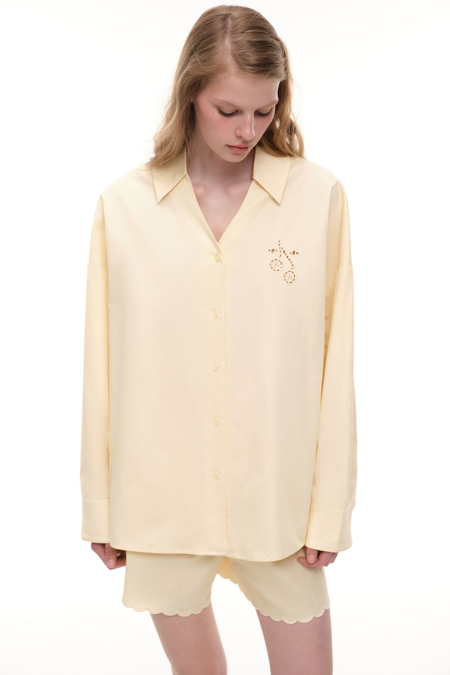 Рубашка (Sweet Coma), сливочная