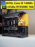 RTX5080 16Gb Мощный игровой компьютер Intel i9 14900 24ядер/DDR5 64GB/ SSD 2500Gb/850W/Win 11 PRO