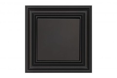 Переключатель Одноклавишный Черный матовый LIREGUS RETRO