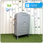 Средний чемодан L'Case Doha, серый