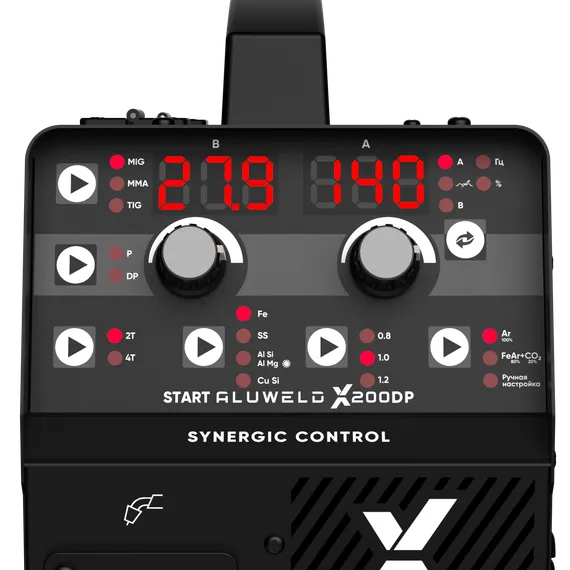 OSA START ALUWELD X200 DP Сварочный полуавтомат 2ST200XDP — полупрофессиональный сварочный полуавтомат для монтажников, 200 А