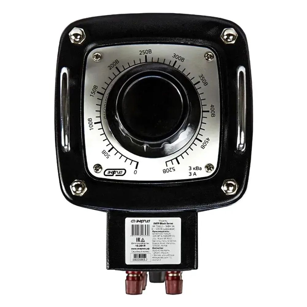 ЭНЕРГИЯ ЛАТР Black Series 3Ф TSGC2-3кВА 3А лабораторный автотрансформатор Е0102-0201