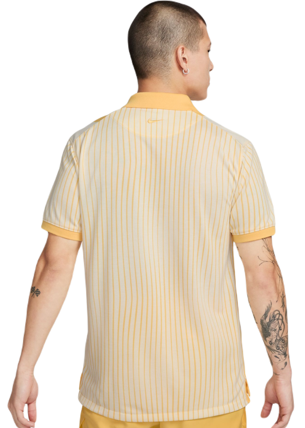 Мужское теннисное поло Nike Polo Dri-Fit Heritage Print - желтый