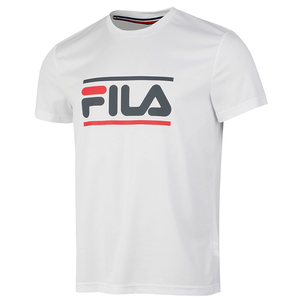 Мужская теннисная футболка Fila T-Shirt Emilio - white