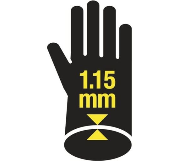 Перчатки химическистойкие с двойным нитрильным покрытием CHEMSAFE VV835 Delta Plus VV835VE08