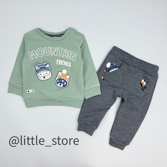 Комплект утепленный "Mountain friends" оливка