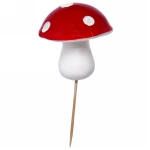 Фигура на спице «Мухомор» 6*5 см (общ. высота 10 см)