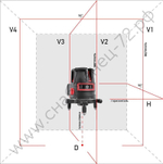 Лазерный уровень ADA PROLiner 4V