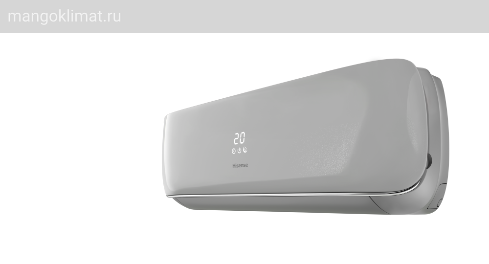 Инверторная сплит-система Hisense серии SILVER CRYSTAL SUPER DC Inverter AS-13UW4RVETG01(S) (комплект)