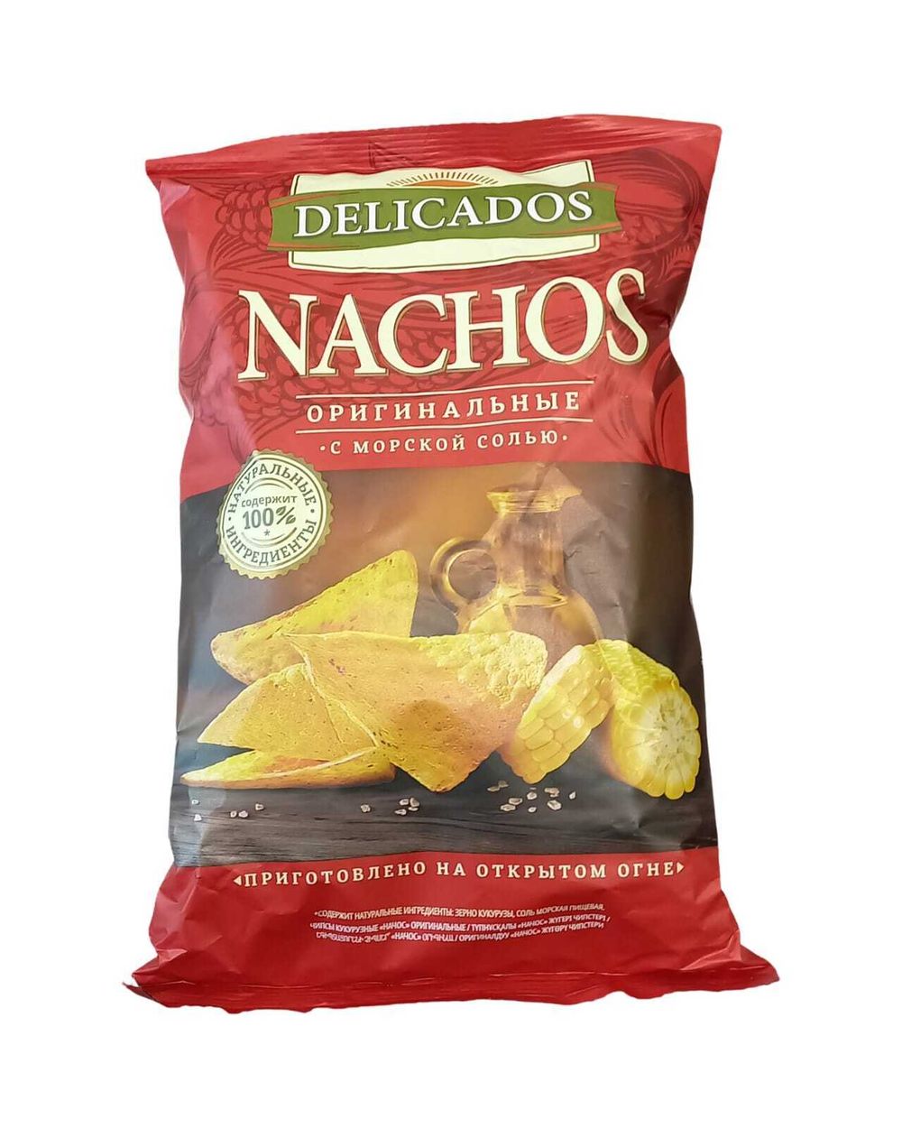 Чипсы НАЧОС Оригинальные с морской солью 150 гр (Деликадос)