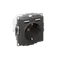 Розетка AtlasDesign 16А с 2-мя заряд. устройствами USB тип A+A 5В/2.4А 2х5В/1.2А механизм базальт SE ATN001430