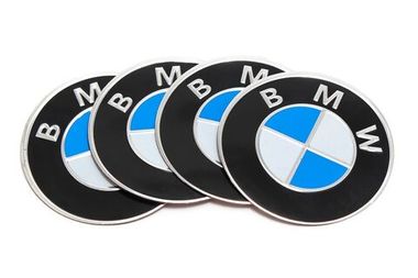 Наклейки на колпак 90мм BMW 4пр (металл) KOTA