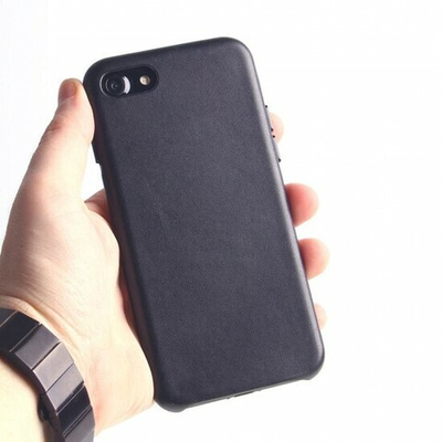 Кожаный чехол для iPhone SE (2020), 012237 Бежевый