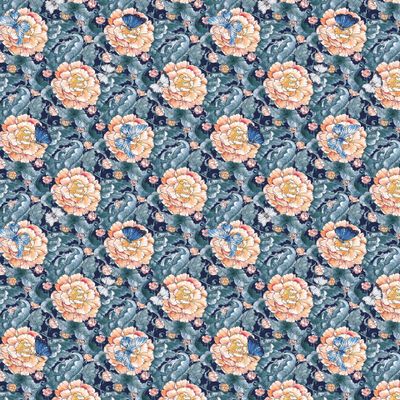 пионы и бабочки