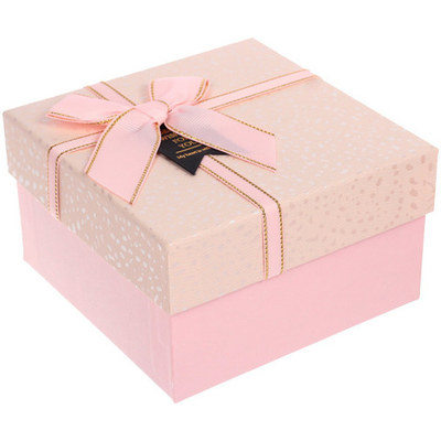 Коробка подарочная «Бантик» 13,5*13,5*8 см