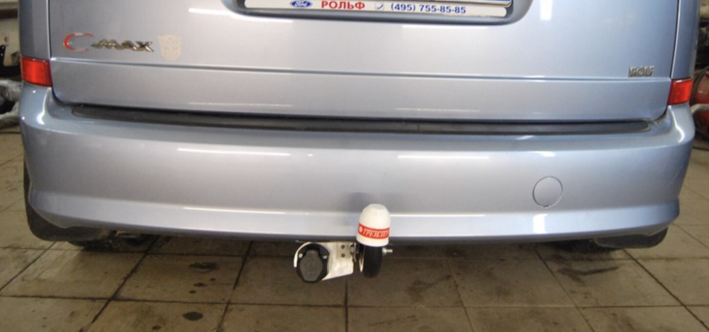 Фаркоп Ford Focus 2 хетчбек 2004-2011, Ford Focus C-MAX 2003-2010, условно-съемный,(без электрики) Трейлер.6011