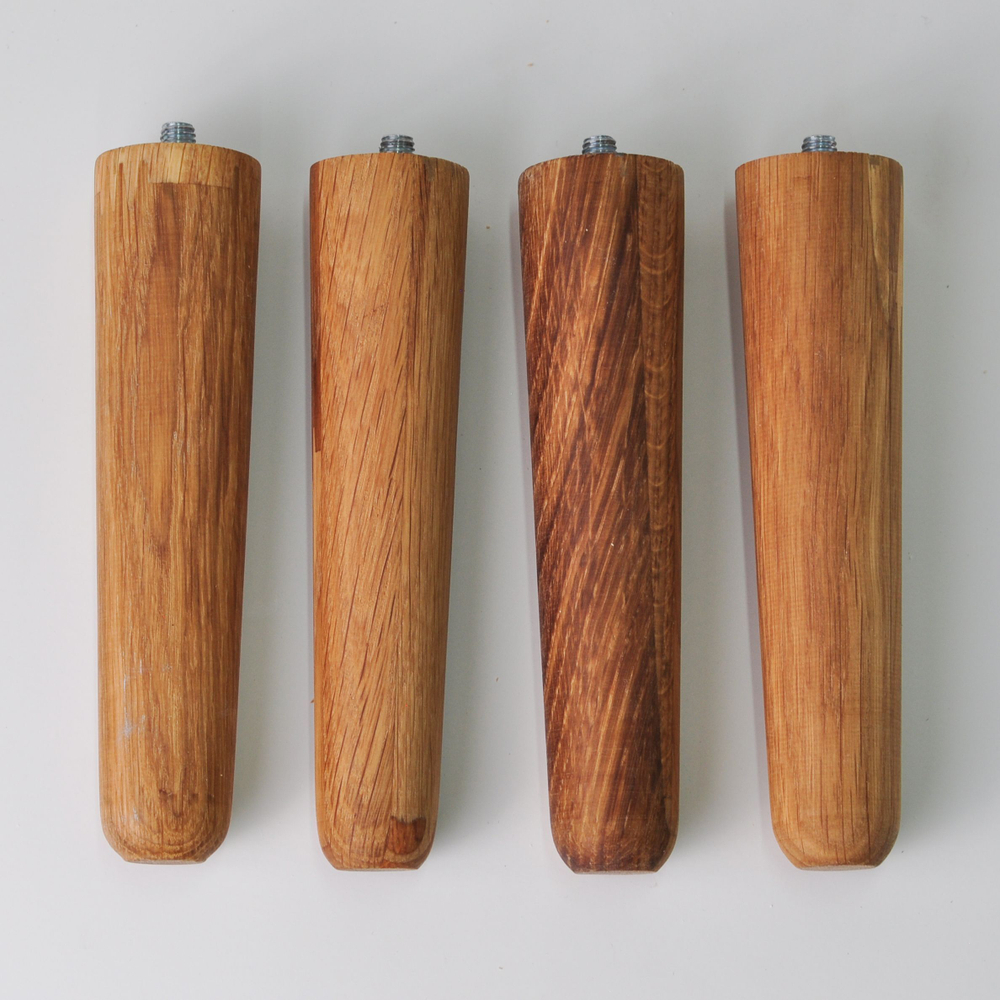 Комплект дубовых ножек и подвесов к серии Эдгар, натуральный дуб/масло