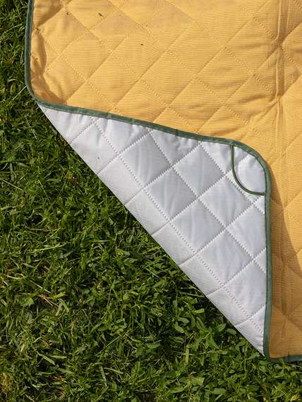 Плед для пикника и отдыха на пляже smart picnic, горчичный