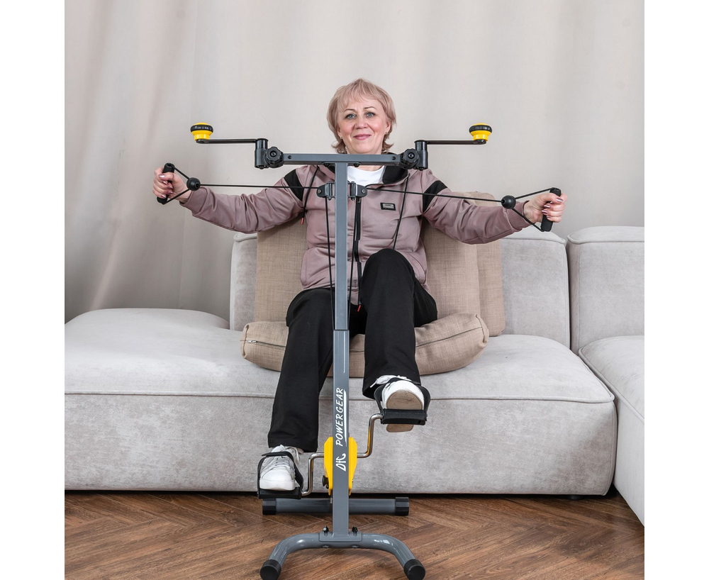 Велотренажер двойной DFC B810Y DUAL BIKE MAXI