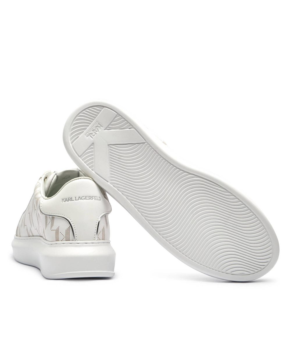 Кожаные кроссовки Karl Lagerfeld - белый(KL52563)
