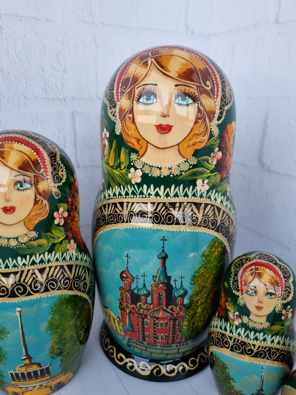 Матрешка "Санкт-Петербург" 7 мест