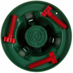 Подставка для декораций "Сатурн" + мешок для утилизации живой ёлки или хранения искусственной, тканевый, под елку, белый, 1.5 х 2.1 м