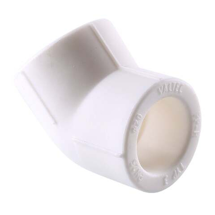 Колено 45* 20 VALTEC белое