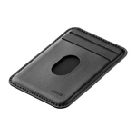 Кожаный чехол-бумажник MagSafe uBear Split Geo Гибридный картхолдер из полиуретановой кожи. Работает с приложением Apple «Локатор». Вмещает до четырёх карт