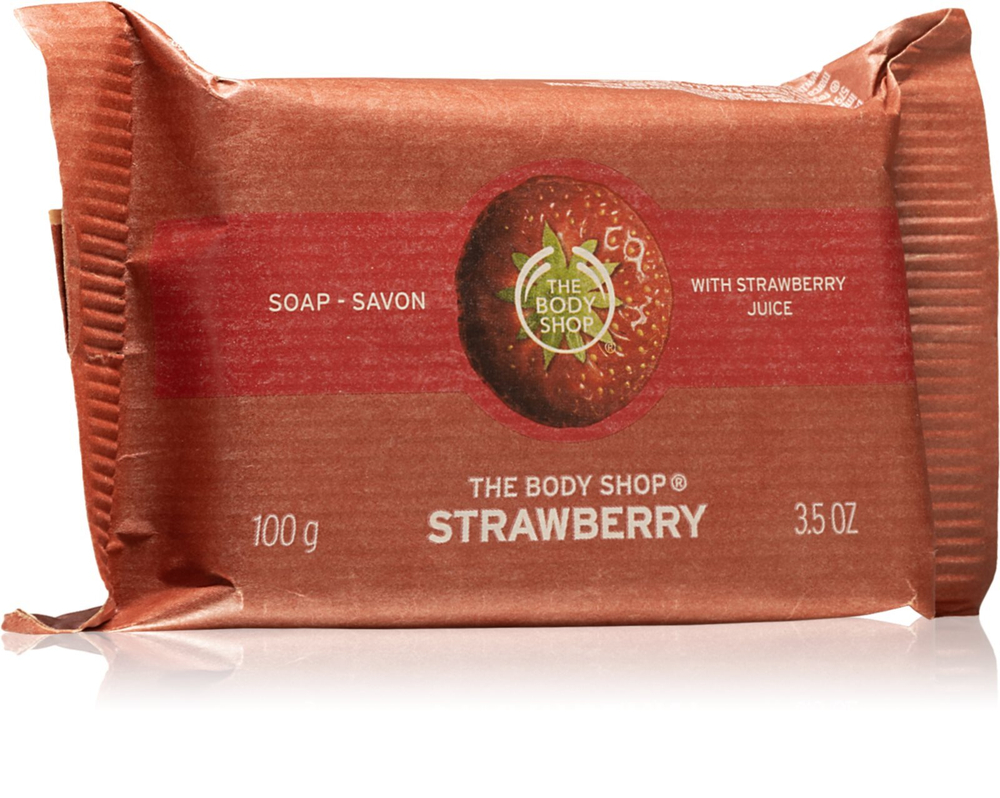 The Body Shop Strawberry - натуральное мыло /   100  g  / GTIN 5028197969769